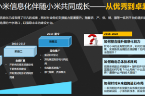 小米集团信息化中台战略