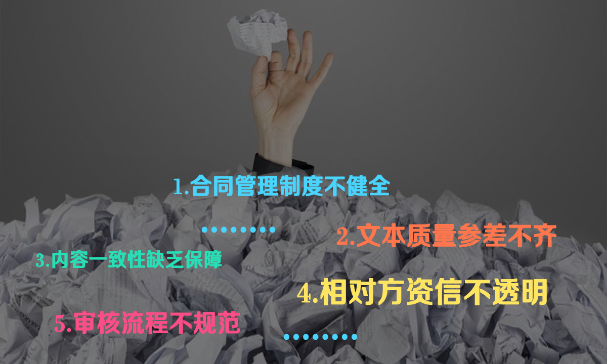 面对合同管理痛点，企业该如何通过信息化、智能化手段走出困境？